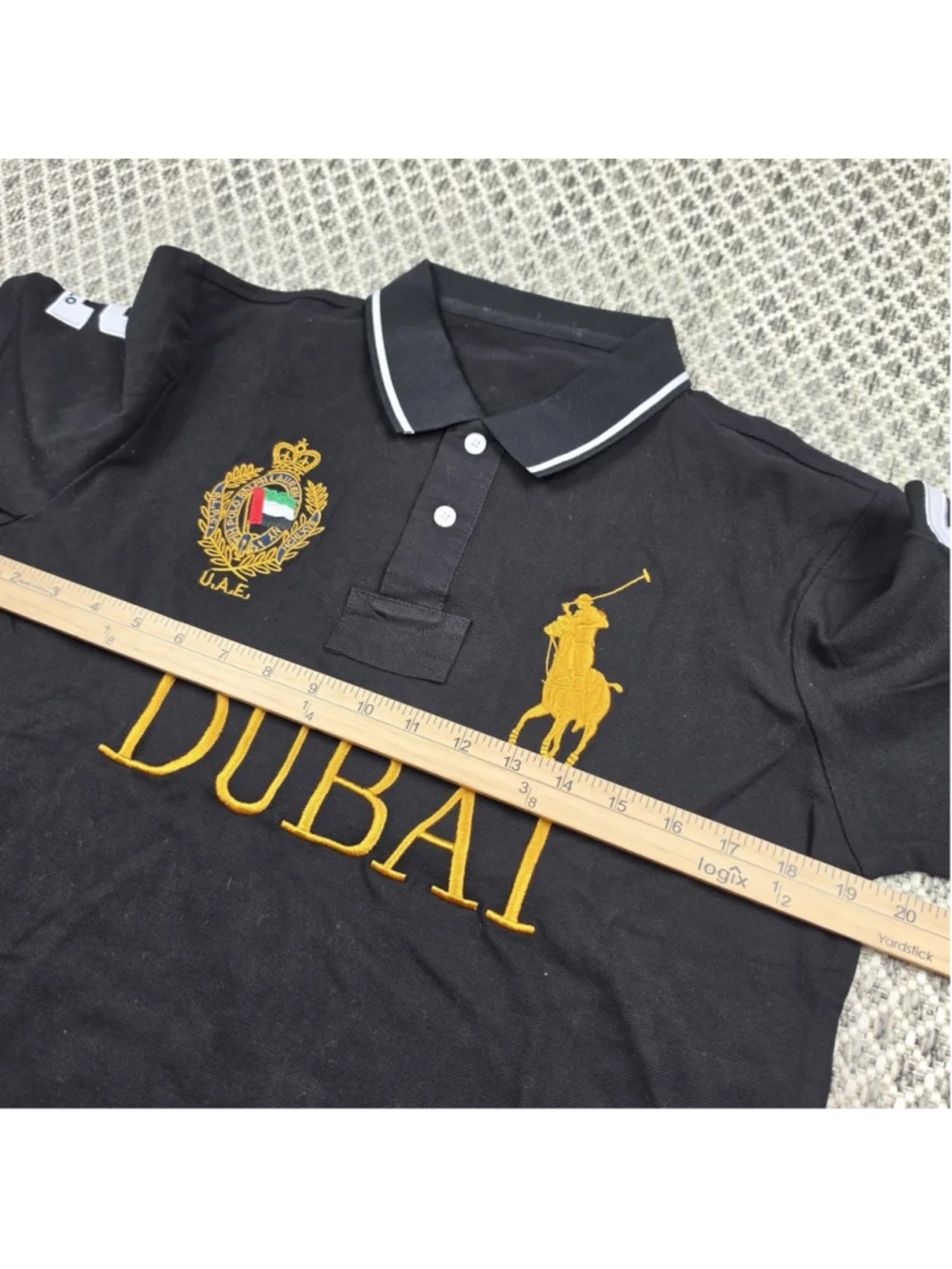 Big Pony City Polo Shirts L Dubai Milan Chicago Lot of 3